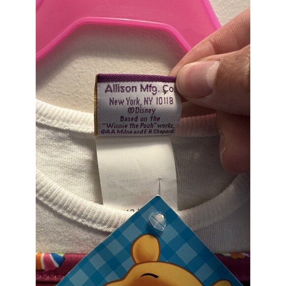 Vintage Winnie The Pooh Spring/Summer Knit Dress Size 12 Months NWT - Picture 3 of 14